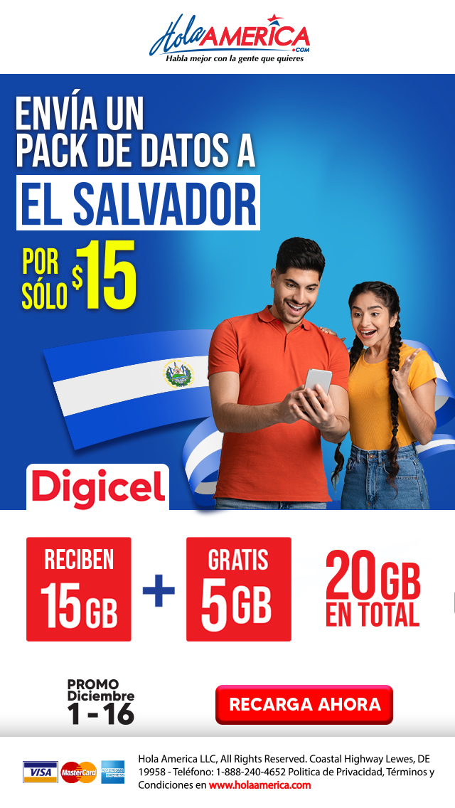 Promoción Packs de Datos Digicel El Salvador Diciembre 2022